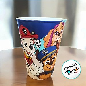 Copo Plástico Patrulha Canina - Azul - 280ml - 1 unidade - Plasútil - Rizzo