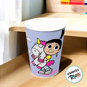 Copo Plástico De Colorir Agnes - Azul Claro - 320ml - 1 unidade - Plasútil - Rizzo
