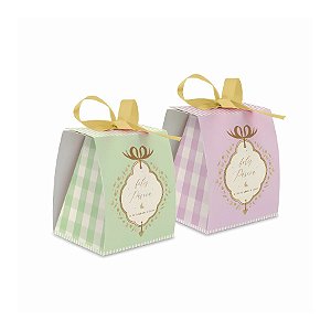 Caixa Para Lembrancinhas De Páscoa - Quinn Compose - 8x7x9,5cm - 1 unidade - Cromus - Rizzo