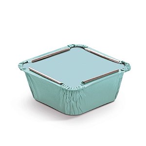 Marmitinha Liso Azul P 5,5x5,5x3cm - 12 unidades - Cromus - Rizzo Embalagens