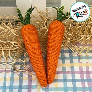 Enfeite Decorativo de Páscoa - Cenoura - 19cm - 2 unidades - Rizzo