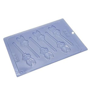 Forma de Acetato Coelho De Gravata - Cód. 208400 - 1 unidade - Porto Formas - Rizzo
