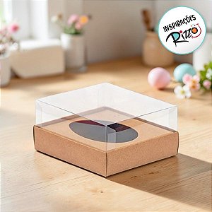 Caixa para Meio Ovo de 350g - 20,5x17x9,7cm - Kraft - 5unidades - Assk - Páscoa Rizzo Embalagens