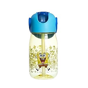 Garrafa Flip - Bob Esponja - 400ml - 1 unidade - Rizzo