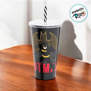 Copo Refri Batman Preto - 700ml - 1 unidade - Rizzo