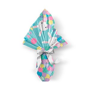 Saco Express 35x35cm para Ovos de 250g a 350g - Páscoa Soft - 05 unidades - Cromus Páscoa - Rizzo Embalagens
