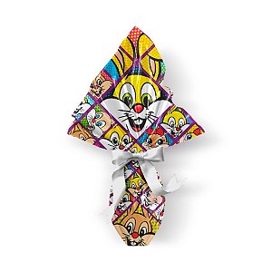 Saco Express 39x39cm para Ovos de 350g a 500g - Selfie - 05 unidades - Cromus Páscoa - Rizzo Embalagens