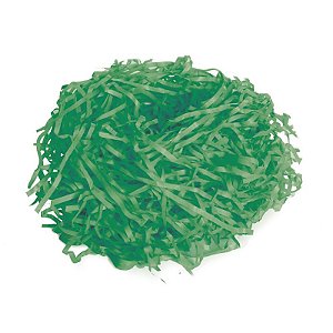 Palha de Celofane Decorativa Verde - 01 pacote 50g - Cromus - Rizzo Embalagens