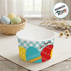 Copinho para Doces Energia 100ml - 08 unidades - Cromus Páscoa - Rizzo Embalagens