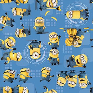 Folha para Ovos de Páscoa Minions 69x89cm - 05 unidades - Cromus Páscoa - Rizzo Embalagens