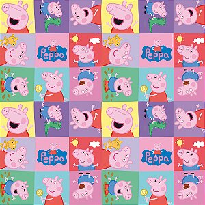 Folha para Ovos de Páscoa Peppa e George 69x89cm - 5 unidades - Cromus - Rizzo