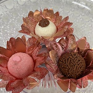 Forminha para Doces Finos - Madri Rose Gold - 30 unidades - Decora Doces - Rizzo