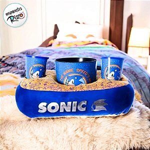 Kit Almofada Pipoca Sonic The Hedgehog - 1 unidade - Rizzo