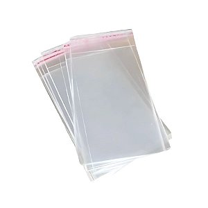 Saco Adesivado sem Furo - 5,5x8,5cm - 100 unidades - Rizzo