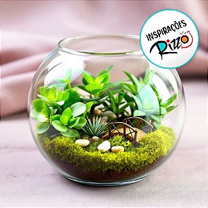 Mini Pote De Vidro Redondo - 6x8cm - 175ml - 1 unidade - Rizzo