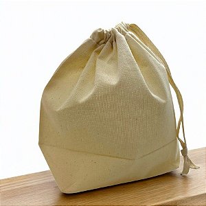 Saco de Algodão Cru R04 - 30x25x10cm - 5 unidades - Rizzo
