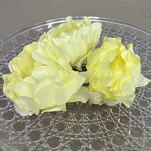 Forminha para Doces Finos - Rosa Maior Amarelo Bebe - 30 unidades - Decora Doces - Rizzo