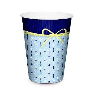Copo de Papel Festa Chá de Cozinha 240ml - 8 unidades - Cromus - Rizzo Festas