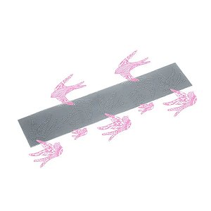 Molde de Silicone Tapete de Passarinhos - Ref. 264 - 1 unidade - Flexarte - Rizzo