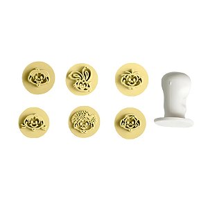 Kit Carimbos - Turma da Mônica - 2,5 cm - 7 unidades - BlueStar - Rizzo