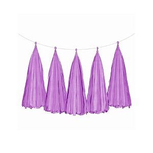 Varal de Pompons - Roxo - 25x35 / 1,5m - 1 unidade - Rizzo