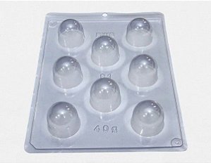 Forma de Acetato Simples - Trufa  - 1 unidade - BWB - Rizzo