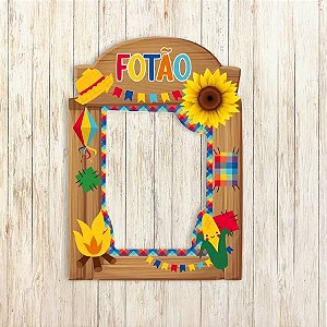 Painel Retrato Moldura De Festa Junina - 1 unidade - Rizzo