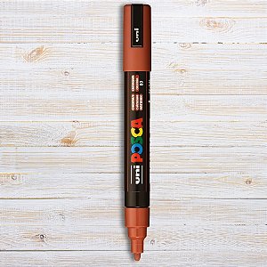 Caneta Posca PC-5M 2.5mm - Castanho - 1 unidade - Posca - Rizzo