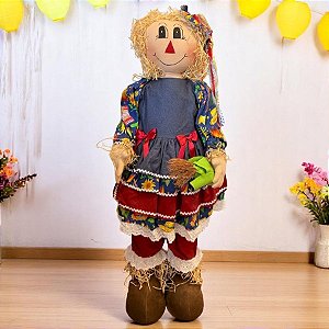 Enfeite Decorativo - Boneco Espantalha Gigante - 1 Metro - 1 unidade - Rizzo