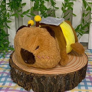Capivara Abelha De Pelúcia - 19,5cm - 1 unidade - Rizzo