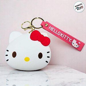 Porta Níquel de Silicone - Hello Kitty - 7cm - 1 unidade - Rizzo