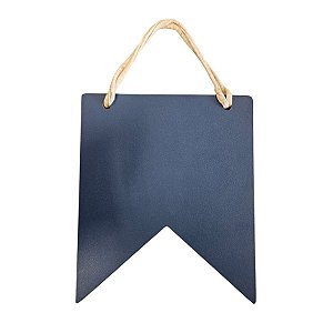 Banderola Azul Pequena Em MDF De Festa Junina - 20x20cm - 1 unidade - Rizzo