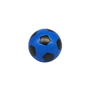 Brinquedo Mini Bola De Futebol de Espuma - Azul - 5cm - 1 unidade - Rizzo