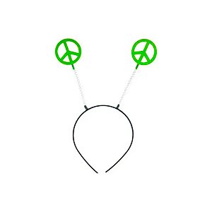 Tiara Com Símbolos - Amarelo e Verde - 11,5x20cm - 10 unidades - Rizzo