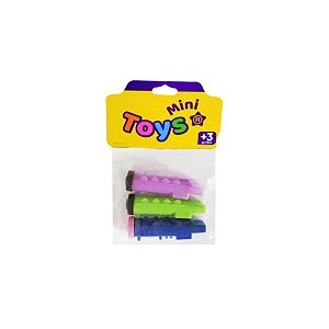 Brinquedo Apito de Trem - 8,5cm - 3 unidades - Rizzo
