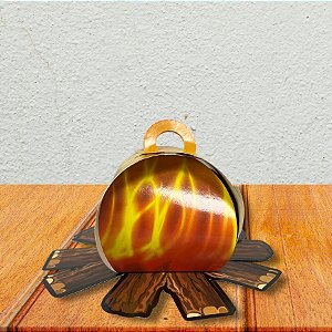 Caixa Surpresa - Fogueira De Festa Junina - 5x5x8cm - 5 unidades - Rizzo