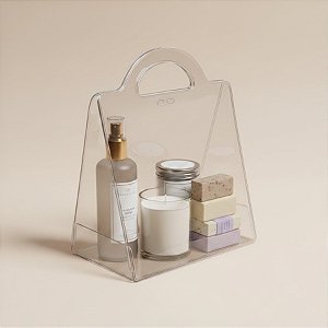 Sacola Transparente Bag Lisa - 13,5x15x7cm - 1 unidade - Rizzo