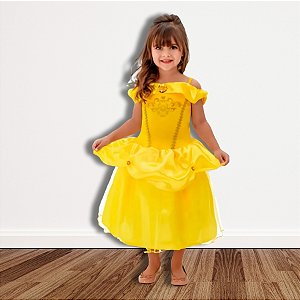 Fantasia Infantil Princesinha Cristal Amelie - Vestido Longo - G de 10 a 12 anos - 1 unidade - Rizzo