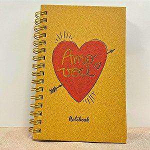Bloco para Anotação "Amo Você" - 80 Folhas - 9,5x14,5cm - 1 unidade - Rizzo