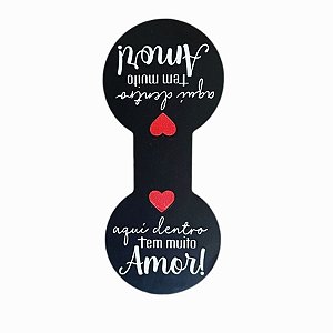 Etiqueta Adesiva - Lacre Muito Amor - 9,5cm - 40 unidades - Rizzo