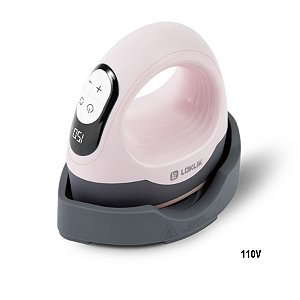Mini Prensa 3 Plana - Rosa Claro - 15,6x10,8x12,1cm - 110V - 1 unidade - Loklik - Rizzo