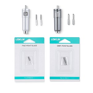 Kit 2 Lâminas de Corte Ponta Fina - 2 unidades - Loklik - Rizzo