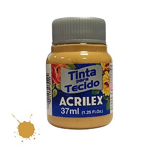 Tinta Para Tecido 37ml - Camurça - 1 unidade - Acrilex - Rizzo