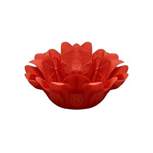 Forminha Para Doces Finos - Margaridinha Vermelho - 30 unidades - Floretta Fest - Rizzo