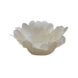 Forminha Para Doces Finos - Margaridinha Marfim Claríssimo - 30 unidades - Floretta Fest - Rizzo