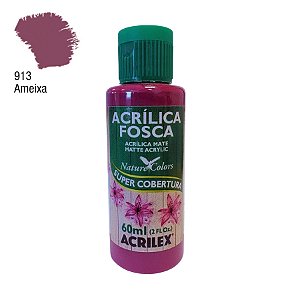 Tinta Acrílica Fosca 60ml - Ameixa - 1 unidade - Acrilex - Rizzo