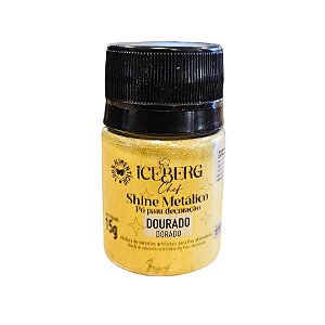 Shine Metálico Dourado - 15g - 1 unidade - Iceberg - Rizzo