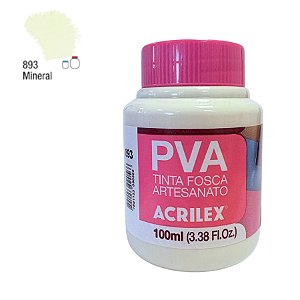 Tinta Fosca Artesanato PVA 100ml - Mineral - 1 unidade - Acrilex - Rizzo