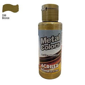 Tinta Acrílica Metal Colors 60ml - Bronze - 1 unidade - Acrilex - Rizzo