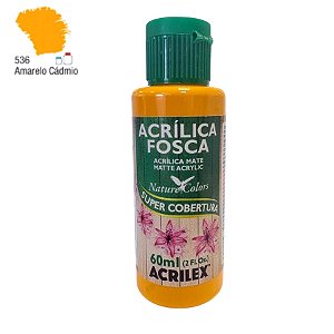 Tinta Acrílica Fosca 60ml - Amarelo Cádmio - 1 unidade - Acrilex - Rizzo
